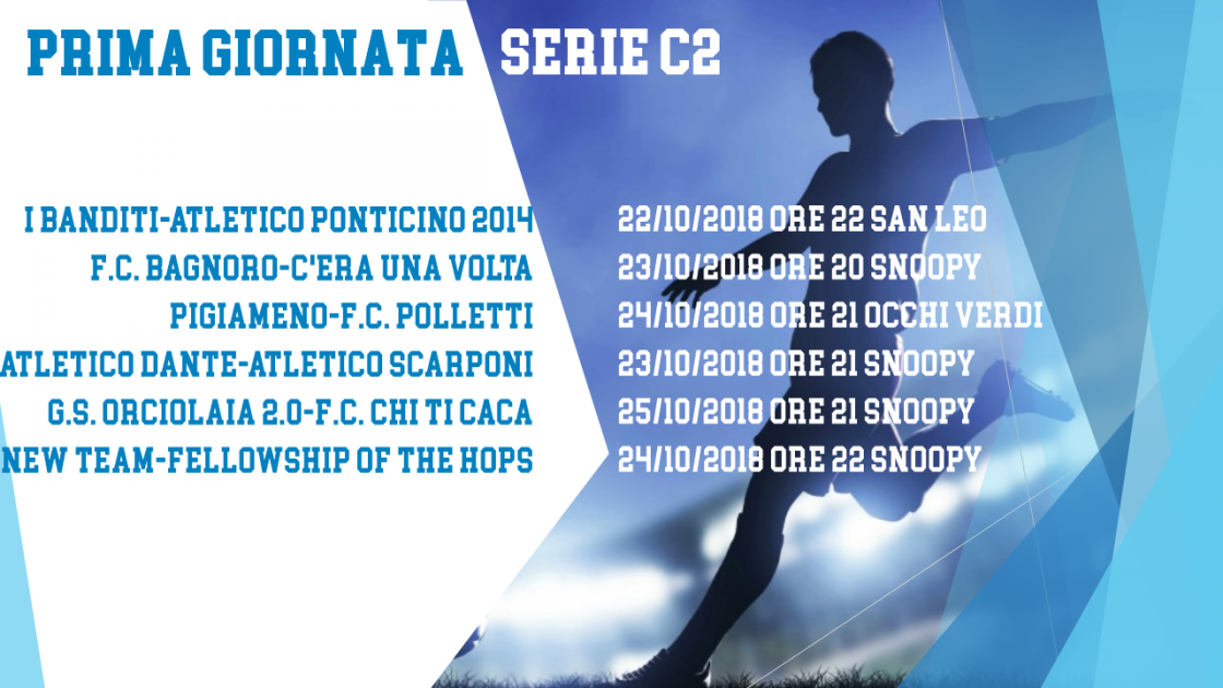 Prime giornate Campionati 2018-19